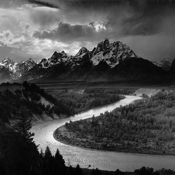 Ansel Adams, The Tetons and the Snake River, 1942 (detail)